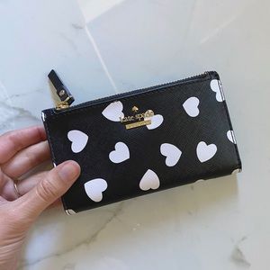 Kate Spade black leather wallet.